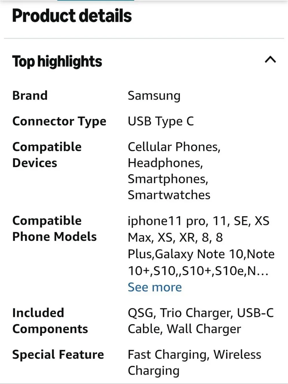 Samsung Electronics Wireless Charger Trio, Qi Compatible - Charge up to 3 Device